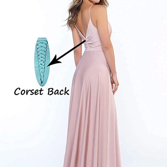 Floor length satin dress - Picture 12 of 12